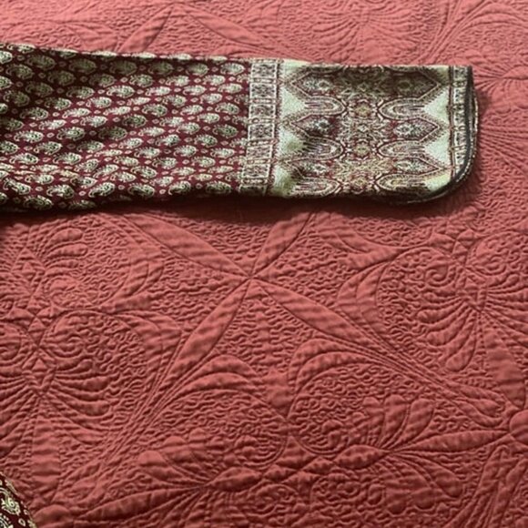 Rare Find Boho Bedouin Long Gown Kaftan Dress sz L - Picture 3 of 4